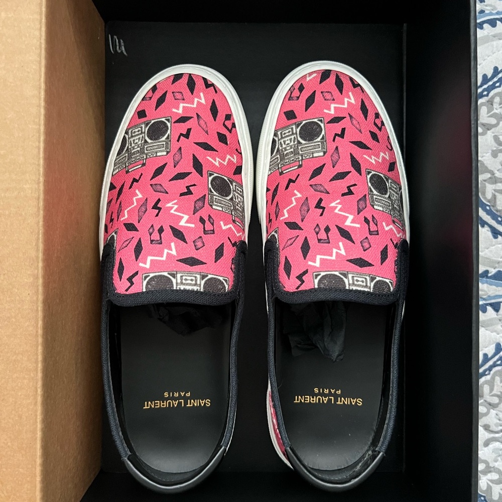 YSL Venice Low Slip on Sneakers